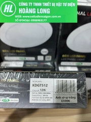 Duhal - Led Panel âm trần tròn 9w mã KDGT509 trắng, vàng, trung tính, đổi màu seri tăng phô rời Duhal