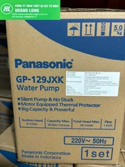 Panasonic - Bơm đẩy cao 125w GP-129JXK Chính hãng động cơ đồng mới 100% nguyên vỏ hộp.