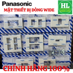 Panasonic dòng WIDE mặt dùng cho 2 thiết bị đơn WEV68020SW.