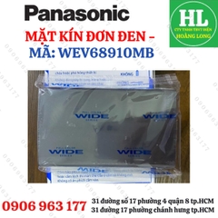 MẶT- Ổ CẮM - CÔNG TẮC WIDE MÀU ĐEN ÁNH KIM PANASONIC