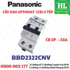 MCB 2 TÉP PANASONIC 2P 50A BBD2502CNV CHÍNH HÃNG