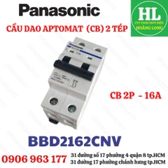 MCB 2P 2 PHA 2 TÉP PANASONIC 10A 16A 20A 25A 32A 40A 50A 63A CHÍNH HÃNG