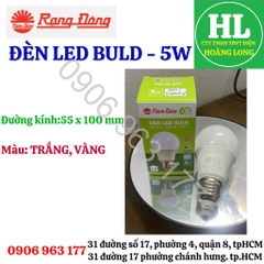 Đèn LED Bulb RẠNG ĐÔNG 3W,5W,7W,9W,12W,15W