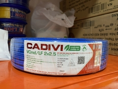 (GIÁ 100 MÉT) Dây điện Cadivi đôi mềm VCmd 2 x 2.5 (VCmd2x50)