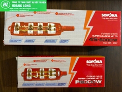 Ổ cắm chịu tải 6000w 3 ổ, 4 ổ cắm lõi sứ Sopoka