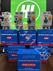 Cầu dao CB MPE chống giật RCBO 2P 16A 20A 25A 32A 40A 63A