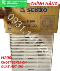 SENKO - Quạt hút gắn tường 2 chiều H150, H200, H250