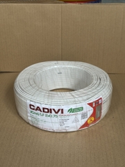 giá 100 mét Dây điện cadivi đôi mềm VCmd 2x0.75 (VCmd2x24)