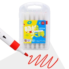 Màu Acrylic Marker DELI HM166-12 màu