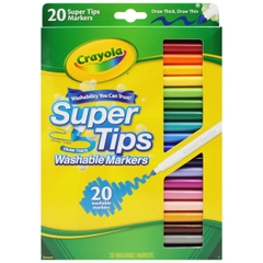 Bút lông 20 màu Crayola Supertips 588106