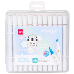 Bút Marker Deli CC185 - 36 màu bản ST giới hạn