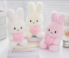 Móc khóa thỏ bông ôm cà rốt v...v..