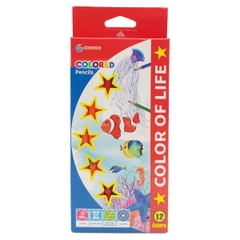 Bút chì màu Ánh Dương 12 màu PC12M