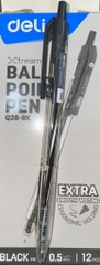 Bút bi 0.5mm màu đen  Deli CQ28-BK