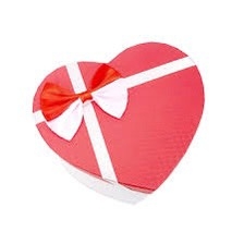 Hộp quà trái tim đỏ đại