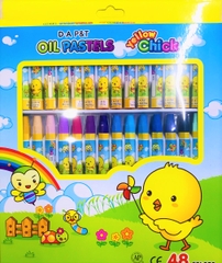 Bút sáp dầu gà DongA (48 màu) Chính hãng