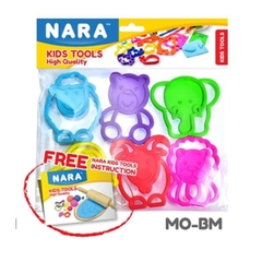 Bộ khuôn nặn hình Nara 6 món MO-BM