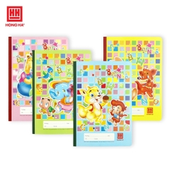 Vở học sinh hồng hà 0509 - 4 ô ly vuông - 48 trang
