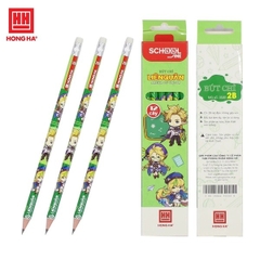 Bút chì Liên Quân 2B có tẩy Hồng Hà - 3530