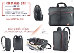 Cặp đa năng 209 đen