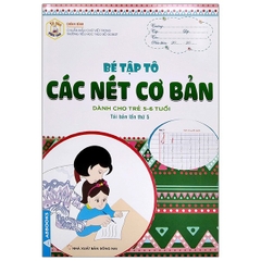 Bé tập tô  các nét cơ bản (Dành cho trẻ 5-6 tuổi)