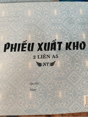 Phiếu xuất kho 2 liên A5 (16*20)