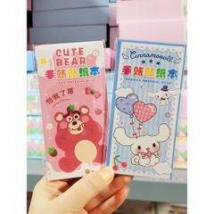 Sổ sticker gấu dâu