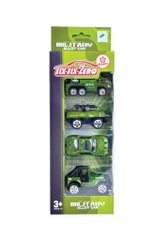 Bộ 4 xe quân đội Six Six Zero - 4552 (660-A133)