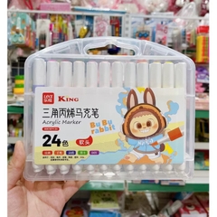 BÚT MÀU ACRYLIC KING (MK107Y-24) 24 MÀU