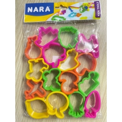Bộ khuôn hình Nara 16 món Kiddy Clay 16SM