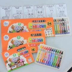 Bút sáp 18 màu Gstar Cpr-18