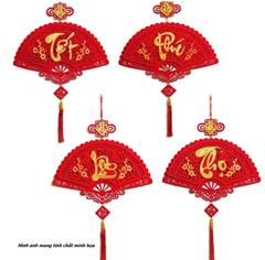 Dây treo nhung chữ phát, lộc