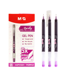 Bút gel V3441Tím MG