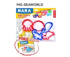 Bộ khuôn nặn Nara 6 món MO-SEA WORLD