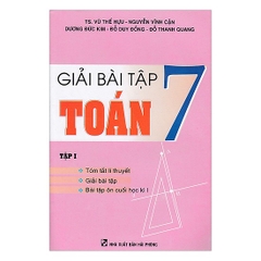 Giải bài tập Toán lớp 7 tập 1