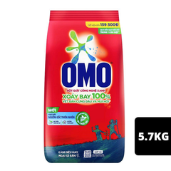 OMO Bột Giặt Đỏ 5.7kg