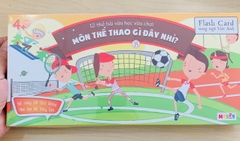 Flash Card - 12 thẻ bài vừa học vừa chơi - môn thể thao