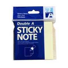 Giấy note (ghi chú) 3x3 Double A - xấp 100 tờ