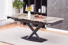 Bàn ăn thông minh mặt đá Ceramic 2290B (kéo dài 1,2 đến 1,8m)