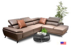 Bộ Sofa da bò nhập khẩu Malaysia SOFIA-2191