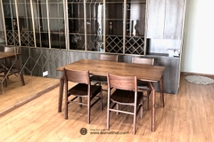 Bàn ăn Gỗ Chó chó xuất khẩu Mỹ dài 1,4m Marcus