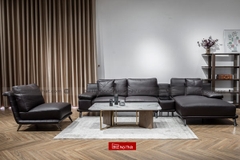 Bộ Sofa chất liệu da thật Italia nhập khẩu Divano L-844