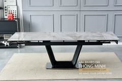 Bàn ăn thông minh mặt đá Ceramic-2362 (kéo dài 1,8 đến 2,4m)
