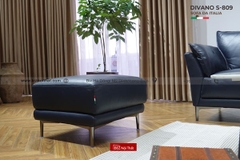 Sofa da chất liệu da bò Ý Divano S-809A