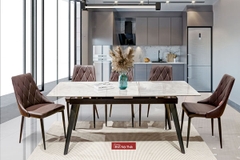 Bàn ăn thông minh kéo dài Ceramic-2298 cao cấp