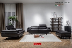 Bộ Sofa chất liệu da bò Italia Divano S-918A
