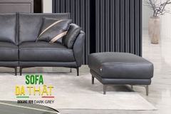 Bộ Sofa Văng chất liệu da bò Ý nhập khẩu Divano S-809 màu xám