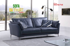Bộ Sofa Văng chất liệu da bò Ý nhập khẩu Divano S-809 màu xám