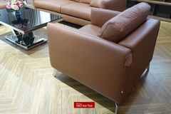 Bộ Sofa văng 3 chỗ da thật Italia nhập khẩu Divano S-678A