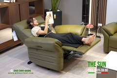 Sofa Thông Minh THE SUN Full 100% da thật - Ghế Sofa chỉnh điện Nhập Khẩu nguyên chiếc từ Malaysia